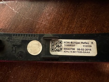 фото thumb №10, Volvo xc 90 16r комплект відбивачів i хром p/l бампер зад