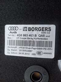 фото thumb №6, Audi a7 підлога килимок обшивка багажника 4g8863463b