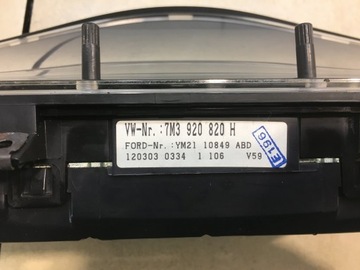 фото thumb №7, Спідометр  прилади sharan fl 1.9 tdi 7m3920820h