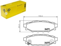 фото thumb №1, Hella тормозные колодки тормозные subaru brz 2.0