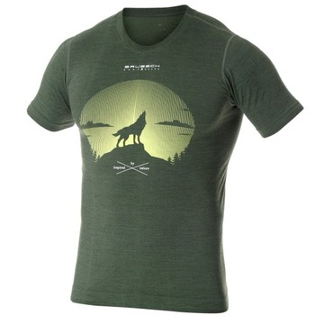 Koszulka męska Brubeck OUTDOOR WOOL PRO Merino L