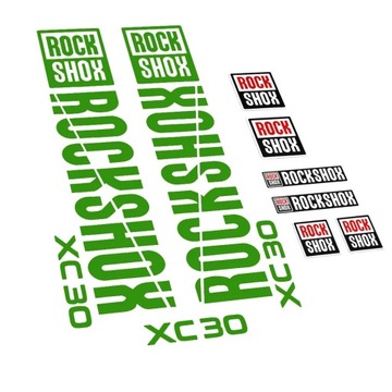 Совместимые наклейки для вилок Rock Shox XC30.