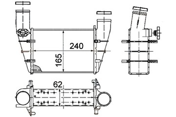 фото thumb №1, Hella інтеркулер vw a4 passat 1,9tdi 95- hella