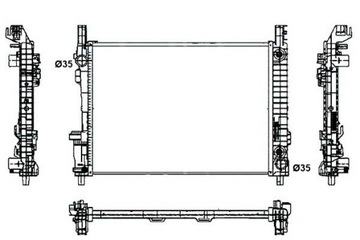 фото thumb №2, Nrf радіаторів води mercedes a e-cell w169