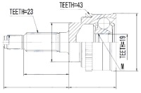 фото thumb №5, Nty 44102-79c01 шарнір зовнішній