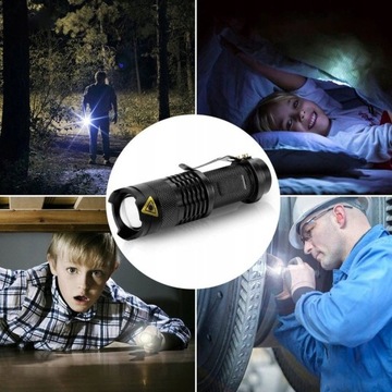 ТАКТИЧЕСКАЯ СВЕТОДИОДНАЯ ЛАМПА ZOOM МОЩНЫЙ CREE DIODE