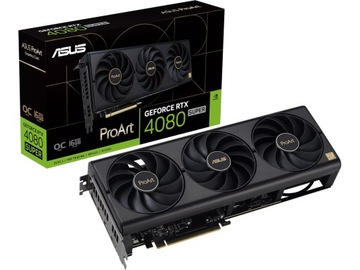 Карта ASUS PROART RTX 4080 SUPER OC 16 ГБ GDDR6X DLSS 3