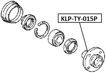 фото thumb №2, Ступица колёса перед toyota corolla e10/11 92-01