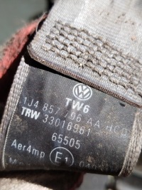 фото thumb №8, Pas безпеки праве перед vw golf iv 5xd 1j4857706aa
