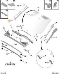 фото thumb №9, Молдинг кузови oem номер peugeot 8120s9