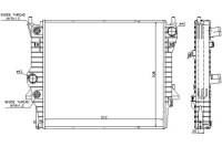 фото thumb №1, Nissens радиатор wody jaguar s-type 3.0 v6 ccx