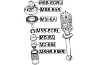 фото thumb №2, Febest msb-ecrl труба проставочная, амортизатор