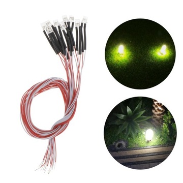 5X 10 шт. Готовые светодиоды 3 мм DC3V RGB Fast 5 шт.