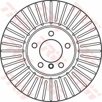 фото thumb №5, Гальмівні диски гальмівні колодки перед trw bmw 5