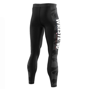 Legginsy męskie sportowe BOLD WRESTLING S EXTREME HOBBY
