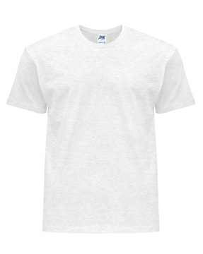 T-SHIRT MĘSKA koszulka bawełniana JHK TSRA-150 popielata AS r. M