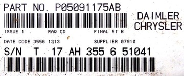 фото thumb №8, Радио заводские cd chrysler 300c / dodge magnum p05091175ab