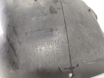 фото thumb №5, Подкрылок перед левая vw golf vii 13-20 5g0805977