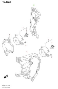 фото thumb №7, Suzuki vitara 18- кронштейн led праве