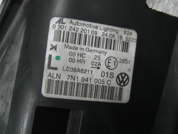 фото thumb №9, Vw sharan обычная идеальная лампа передняя левая 7n1941005c nr72