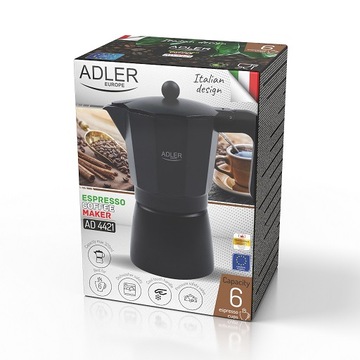 Кофеварка Adler 320 мл 6 чашек AD 4421
