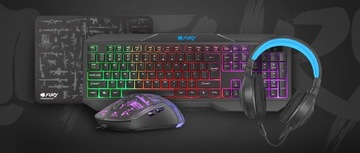 Игровой набор Natec Fury Thunderstreak 4в1