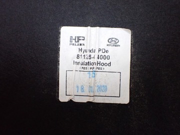 фото thumb №9, Шумоизоляция капота hyundai i30 iii 2020 европа 81125-g4000