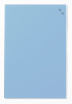JASNONIEBIESKA Szklana TABLICA MAGNETYCZNA 40x60