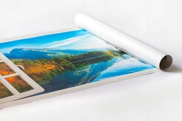 3D стикер стены окна Водопад в лесу