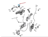 фото thumb №1, Mb ml w166 передня частина правий door lock циліндр cover rhd a20476620259999