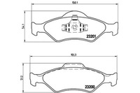 фото thumb №2, Гальмівні колодки гальмівні ford fiesta ka 00- brembo
