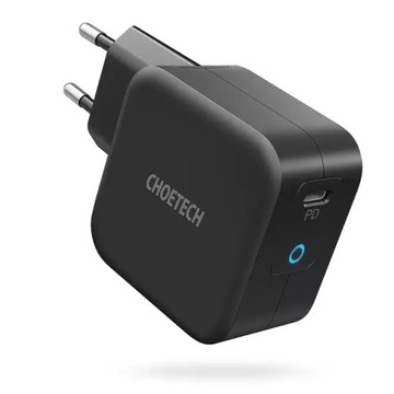 Choetech GaN Type C 61W 3A PD настенное зарядное устройство