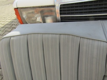 фото thumb №7, 8 mercedes w124 sedan сірий диван задня спинка 85-88 вузька планка