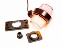 Габаритный фонарь красный оранжевая old school тюнинг led неон style tir Киев, фото thumb