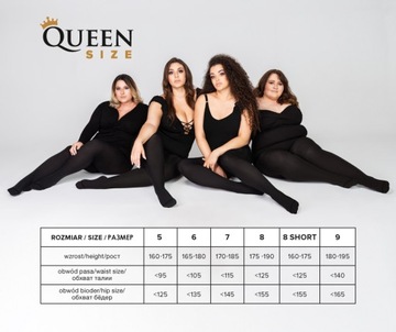 Колготки PLUS SIZE Mona, 30DEN с рисунком ONYX, размер 8