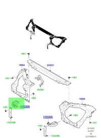 фото thumb №8, 2x кронштейн ремня передней левый правые range rover sport l460 l461 2022-