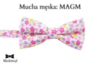 Розовые подтяжки и мужской галстук-бабочка в горошек. УЗОРЫ НА ВЫБОР!