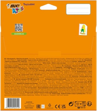 Мелки Tropicolors 24 цвета BIC Kids