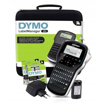 DYMO drukarka LabelManager 280 zestaw walizkowy QWERTY taśmy