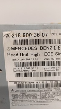 фото thumb №8, Mercedes w212 радіо навігація a2189003607