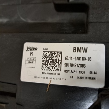 фото thumb №11, Bmw x1 f48 f49 рестайлінг лампа фара повний правий usa америка
