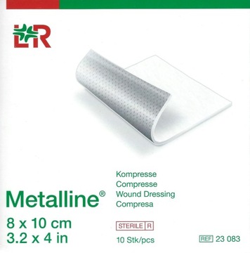 Компресс L&R Metalline 8см х 10см 10шт.
