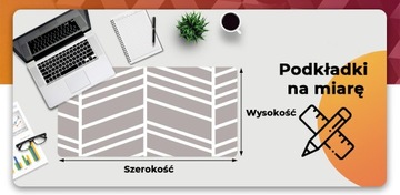 Do pokoju dziecięcego mata na stół Wzór w jodełkę