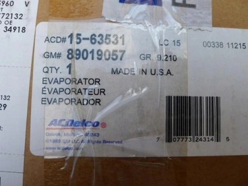 YUKON ESCALADE ПРИГОРОДНЫЙ ИСПАРИТЕЛЬ КОНДИЦИОНЕРА ВОЗДУХА