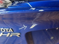 фото thumb №10, Toyota c-hr 2016-2019 крышка багажника задняя комплектная камера niebieski металлик