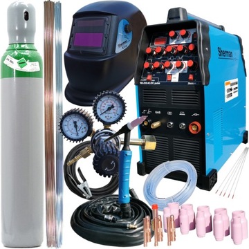 Комплект сварочного аппарата SHERMAN TIG 210AC/DC 200A MMA PULS