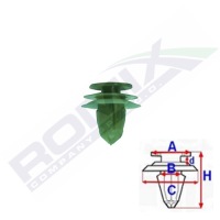 фото thumb №4, Клипса обивка дверь honda jazz civic