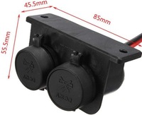 фото thumb №7, Подвійний адаптер do роз'єм прикурювача автомобільний, 12 v,