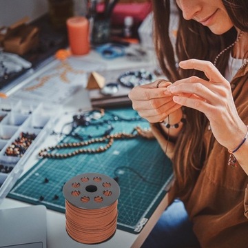 Флисовая веревка из нейлонового шнура для изготовления украшений из бисера.
