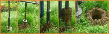 Wiertnica ręczna do studni 145mm 7m szlamówka 110